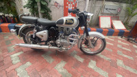 Silver Royal Enfield Classic 350 BS VI