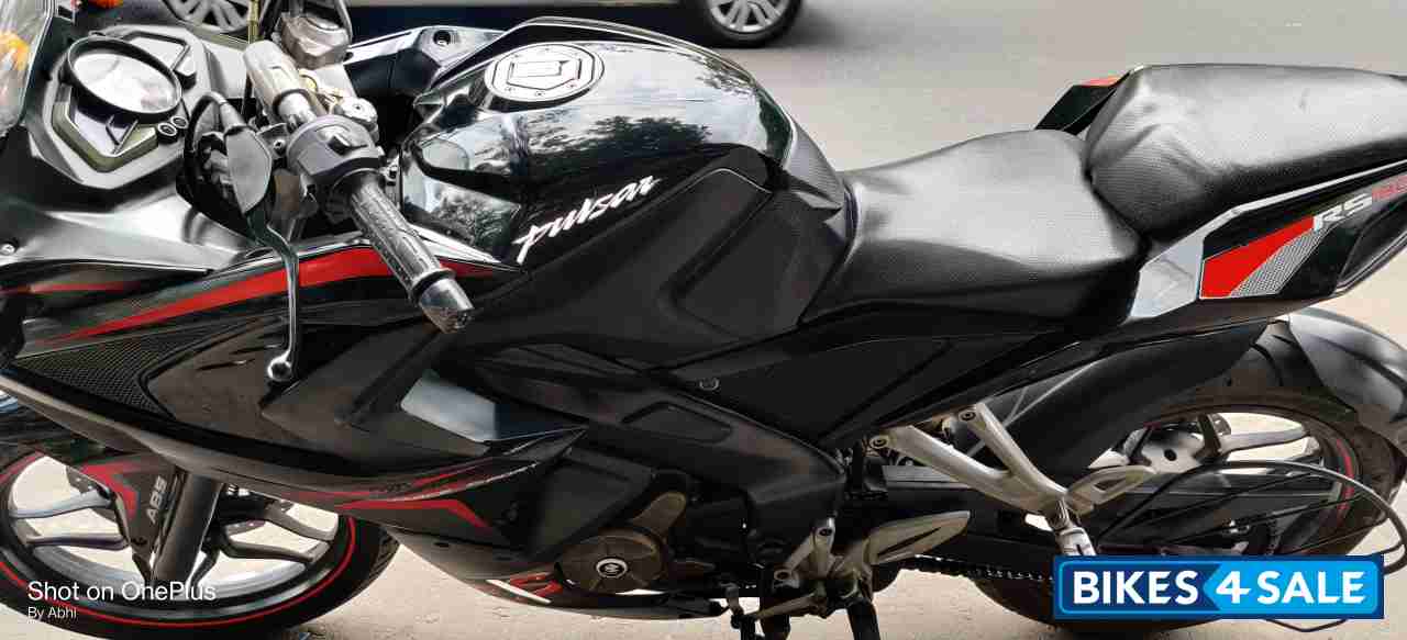 Black Red Bajaj Pulsar RS 200 ABS