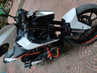 White KTM Duke 250