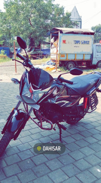 Black Honda CB Shine