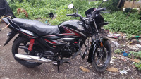 Black Honda CB Shine