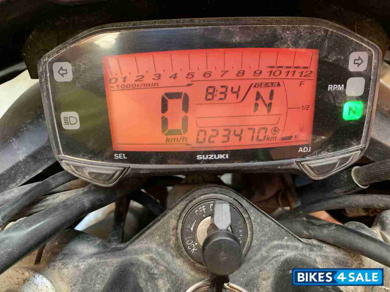 Black And Orange Suzuki Gixxer SP