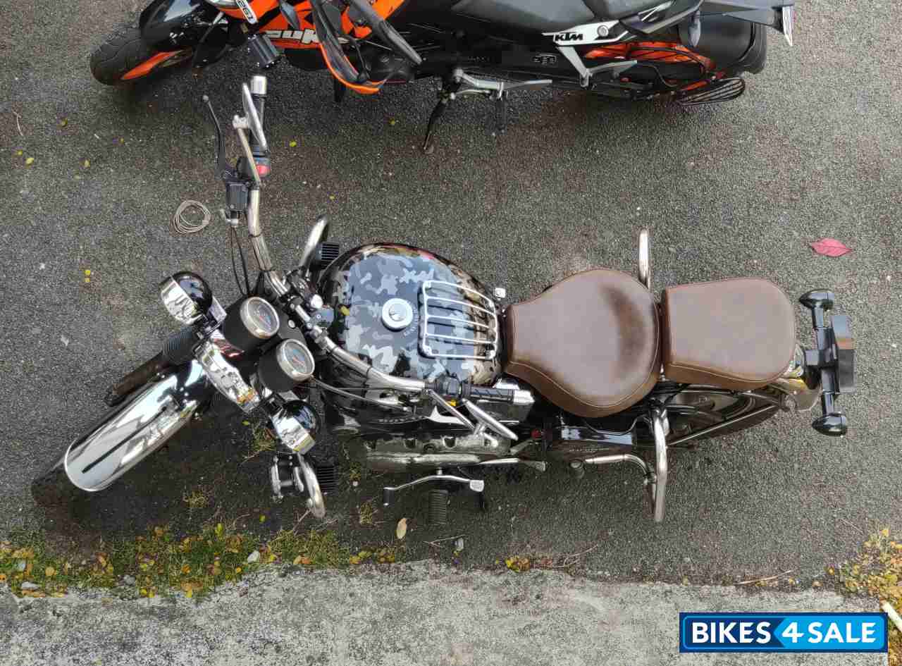 Black And Grey Camo Royal Enfield Bullet Machismo A500