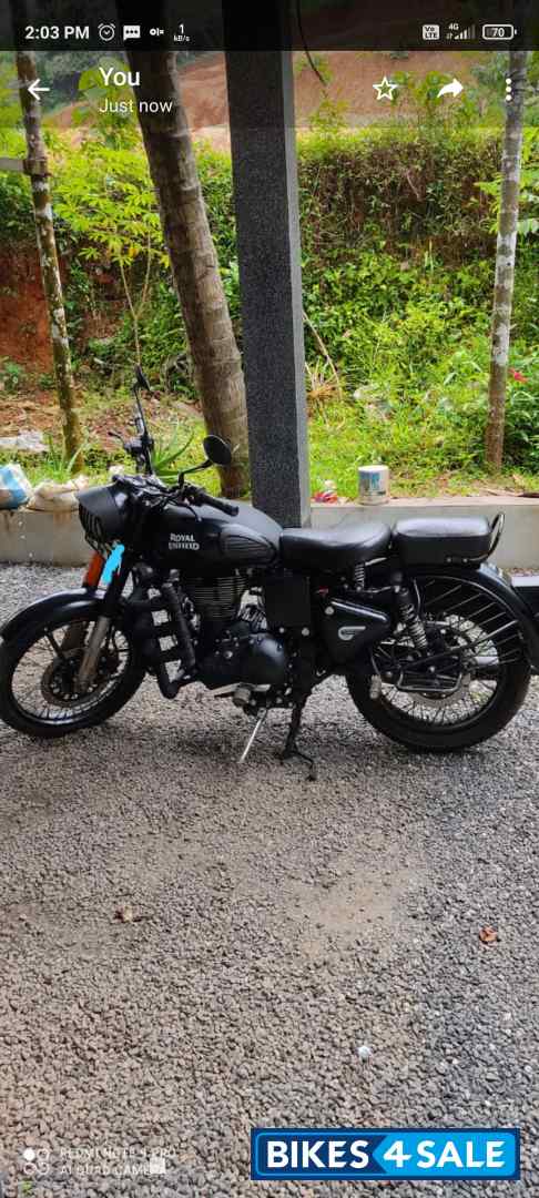 Stealth Black Royal Enfield Classic 500
