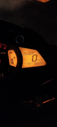 Red Bajaj Pulsar AS 200