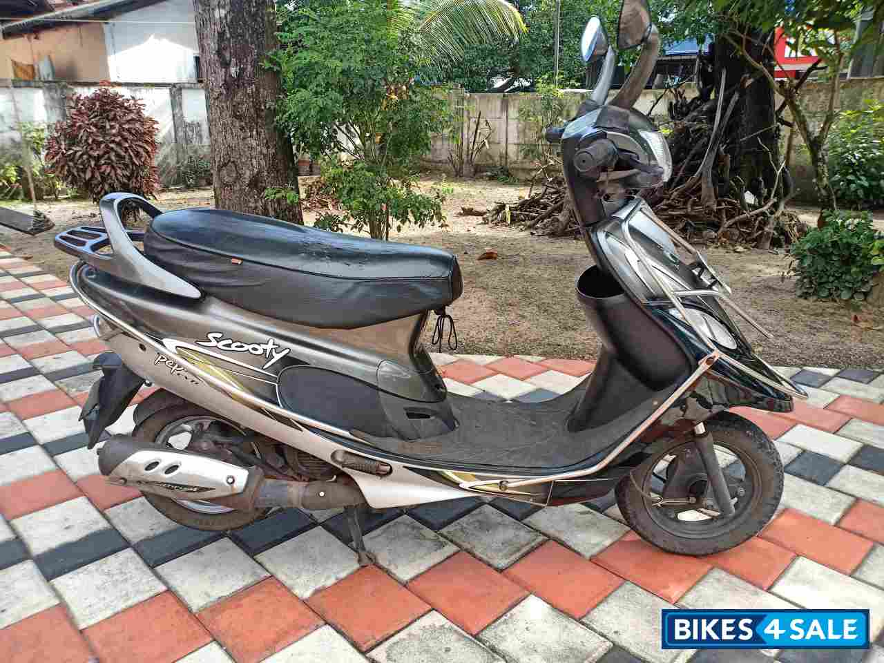 Grey TVS Scooty Pep Plus