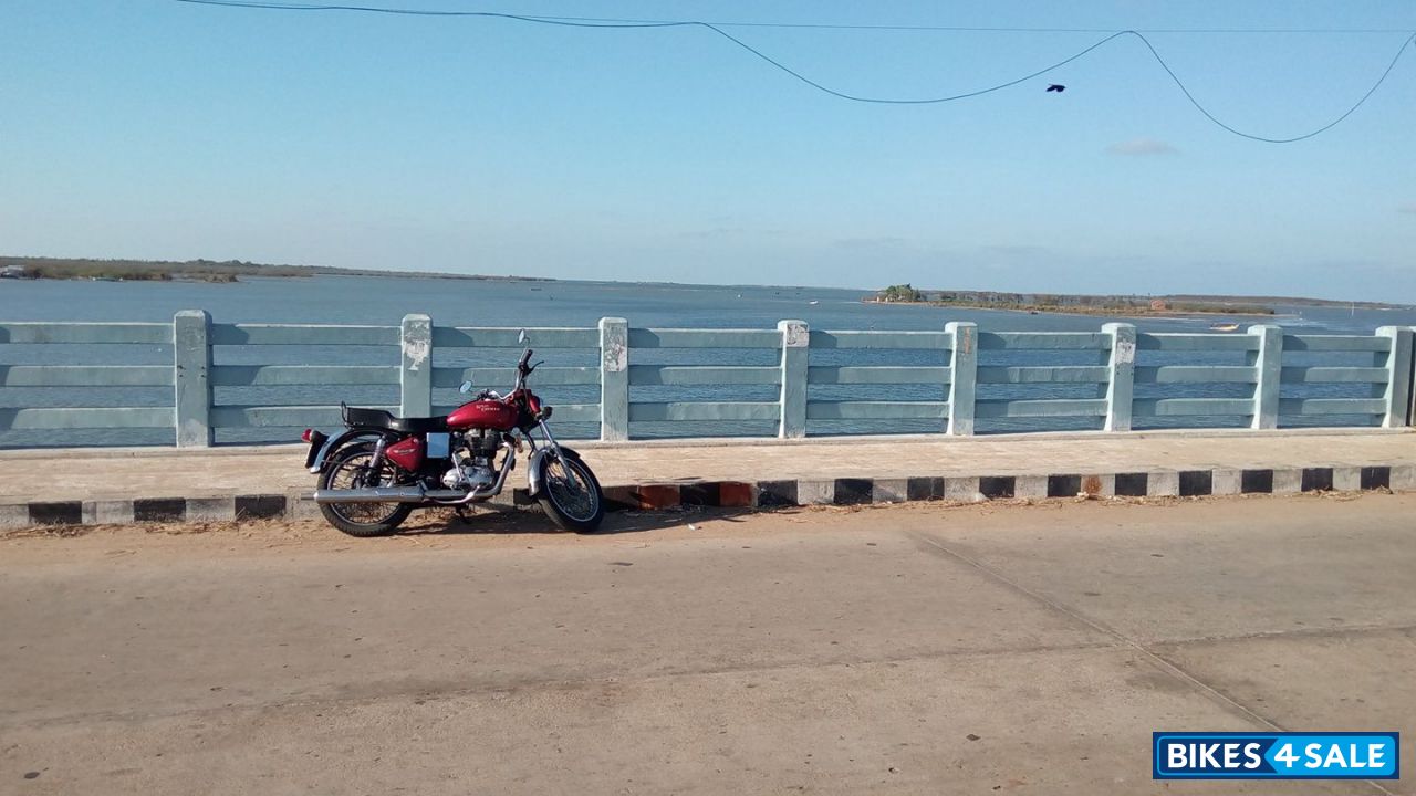 Red Royal Enfield Bullet Electra