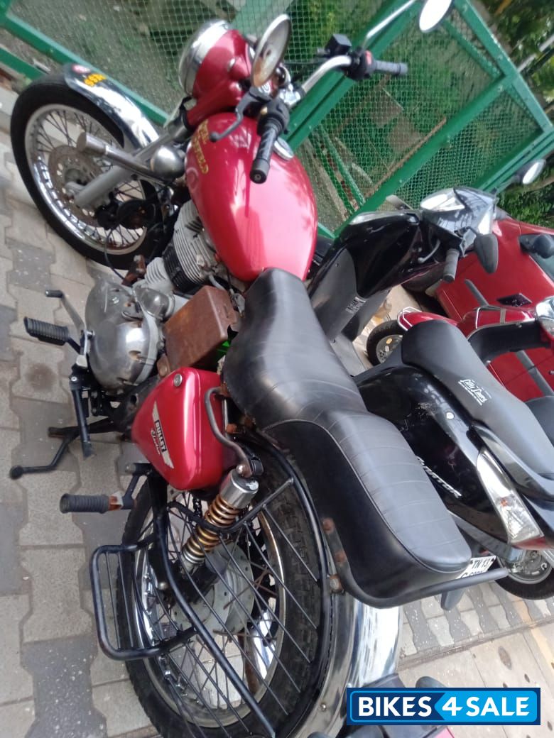 Red Royal Enfield Bullet Electra
