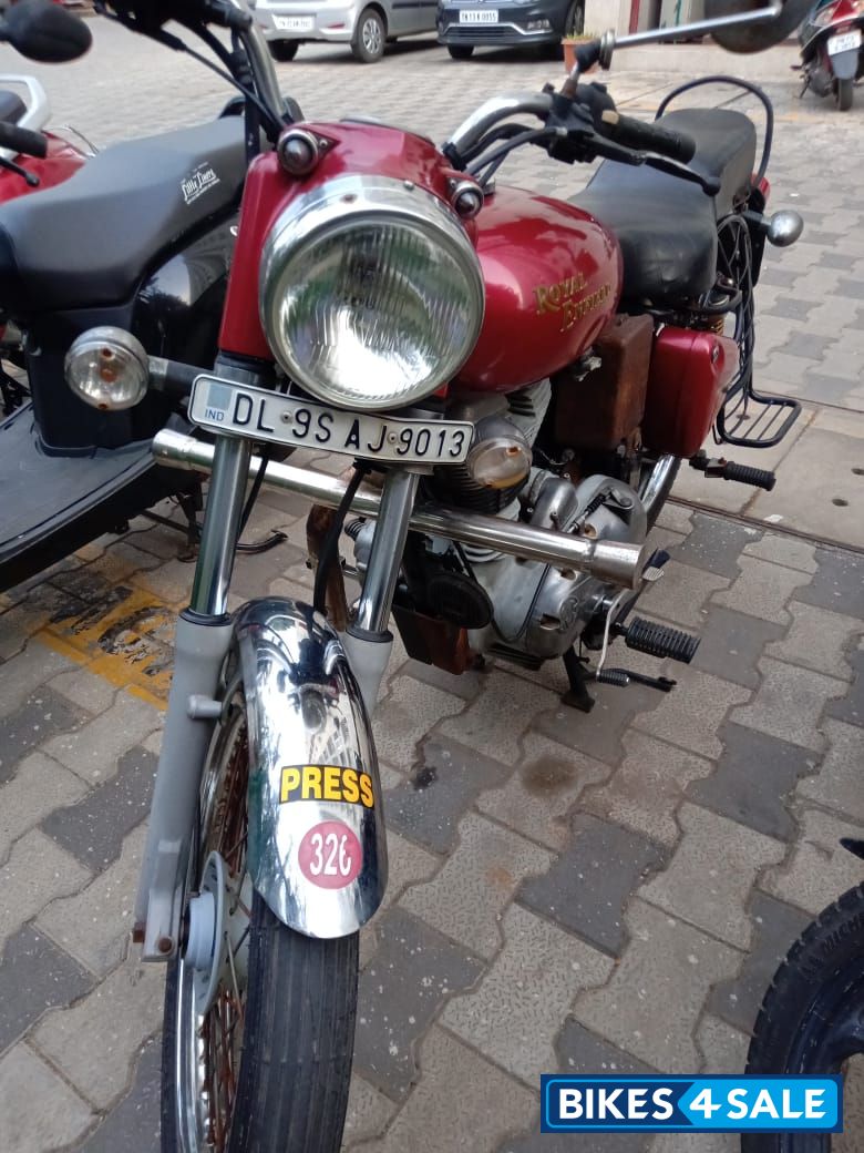 Red Royal Enfield Bullet Electra