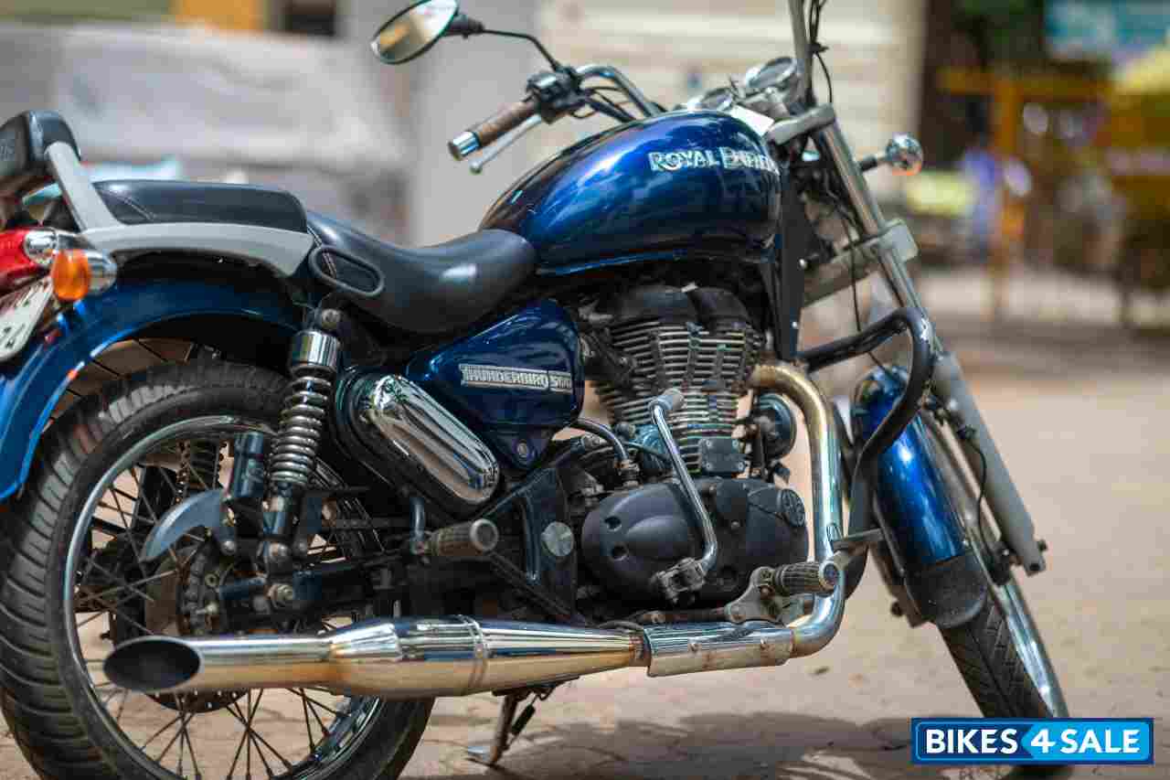 Marine Blue Royal Enfield Thunderbird 500