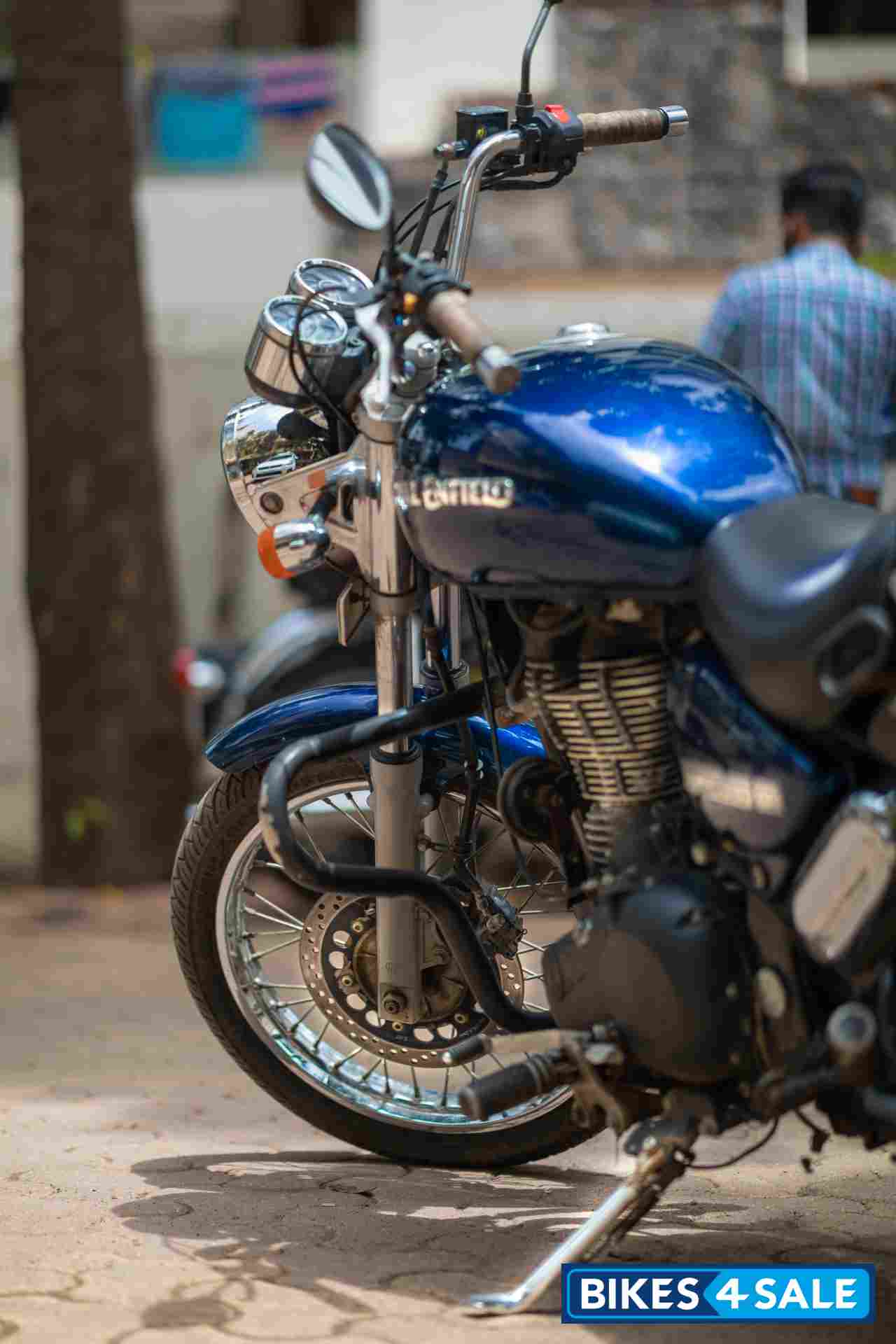 Marine Blue Royal Enfield Thunderbird 500