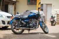 Marine Blue Royal Enfield Thunderbird 500