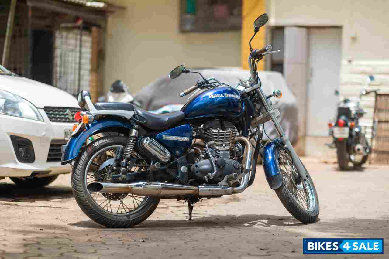 Marine Blue Royal Enfield Thunderbird 500