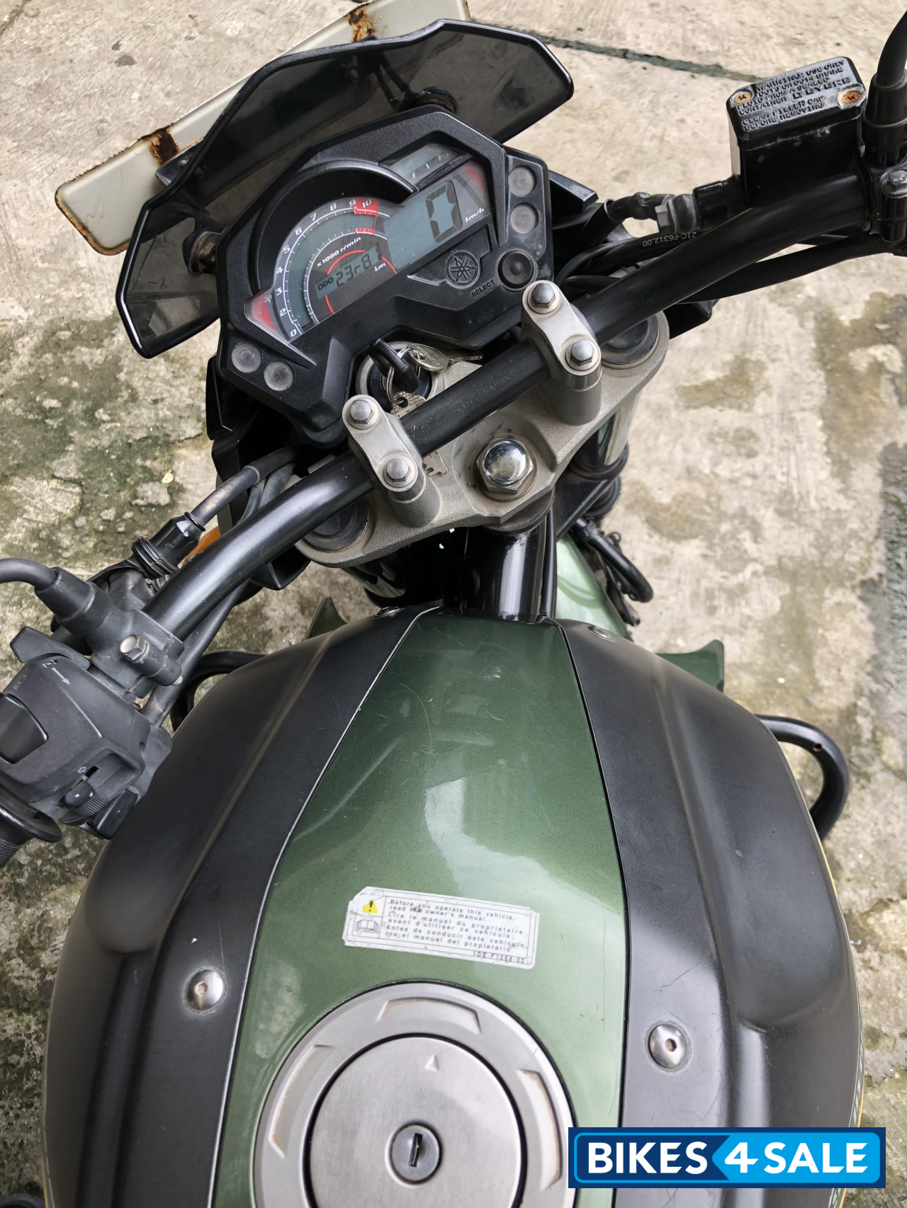 Military Green Yamaha FZ-S
