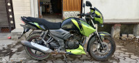 Green Black TVS Apache RTR 160