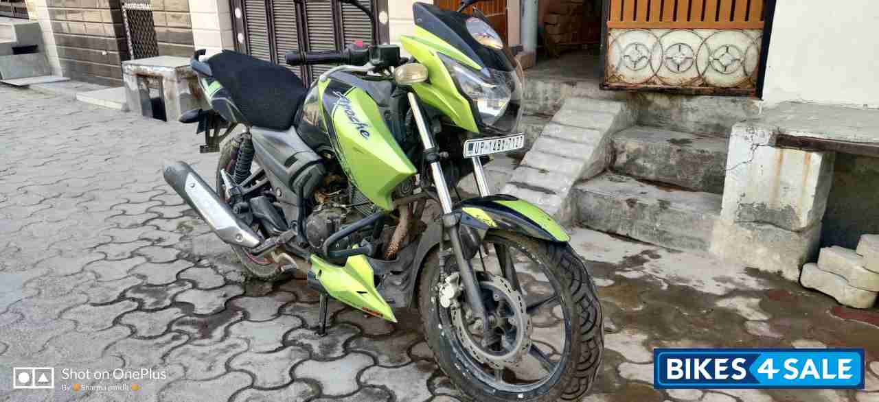Green Black TVS Apache RTR 160