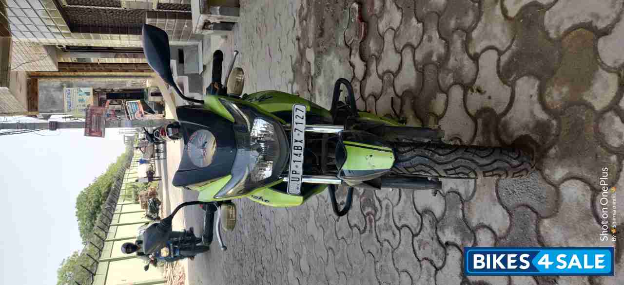 Green Black TVS Apache RTR 160