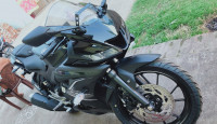 Black Yamaha YZF R15 V3 BS6