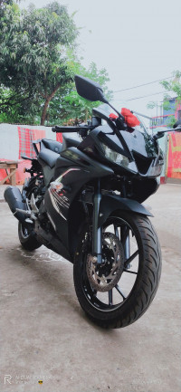 Black Yamaha YZF R15 V3 BS6