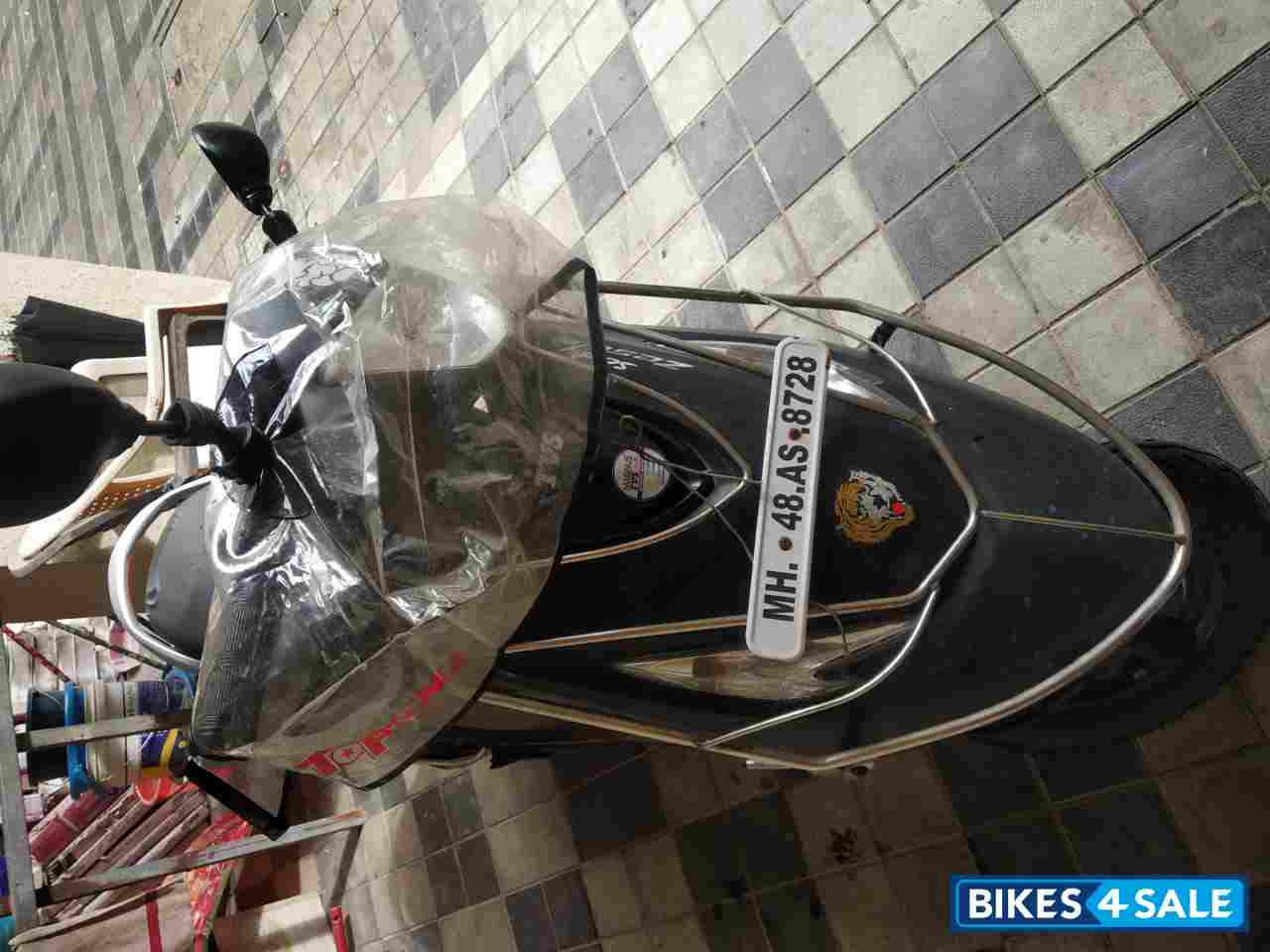Black TVS Scooty Zest 110 BS6