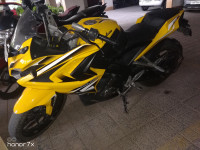 Yellow Bajaj Pulsar RS 200 ABS