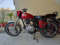 Red Royal Enfield Bullet Electra Twinspark