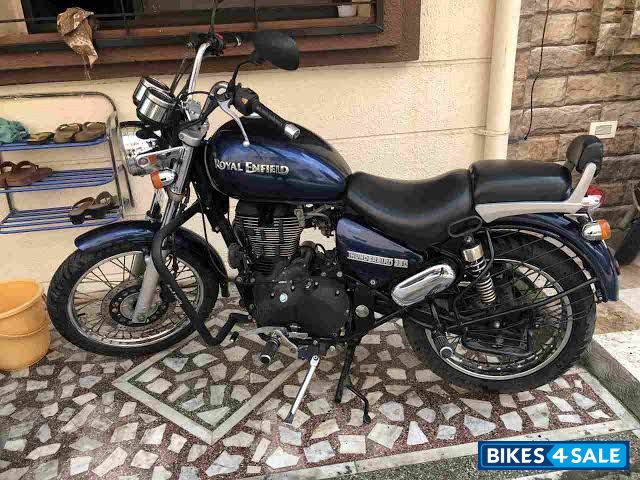 Dark Blue Royal Enfield Thunderbird 350