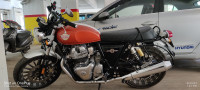 Orange Royal Enfield Interceptor 650 Twin