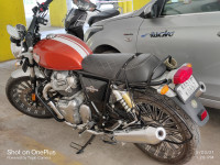 Orange Royal Enfield Interceptor 650 Twin