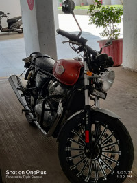 Orange Royal Enfield Interceptor 650 Twin