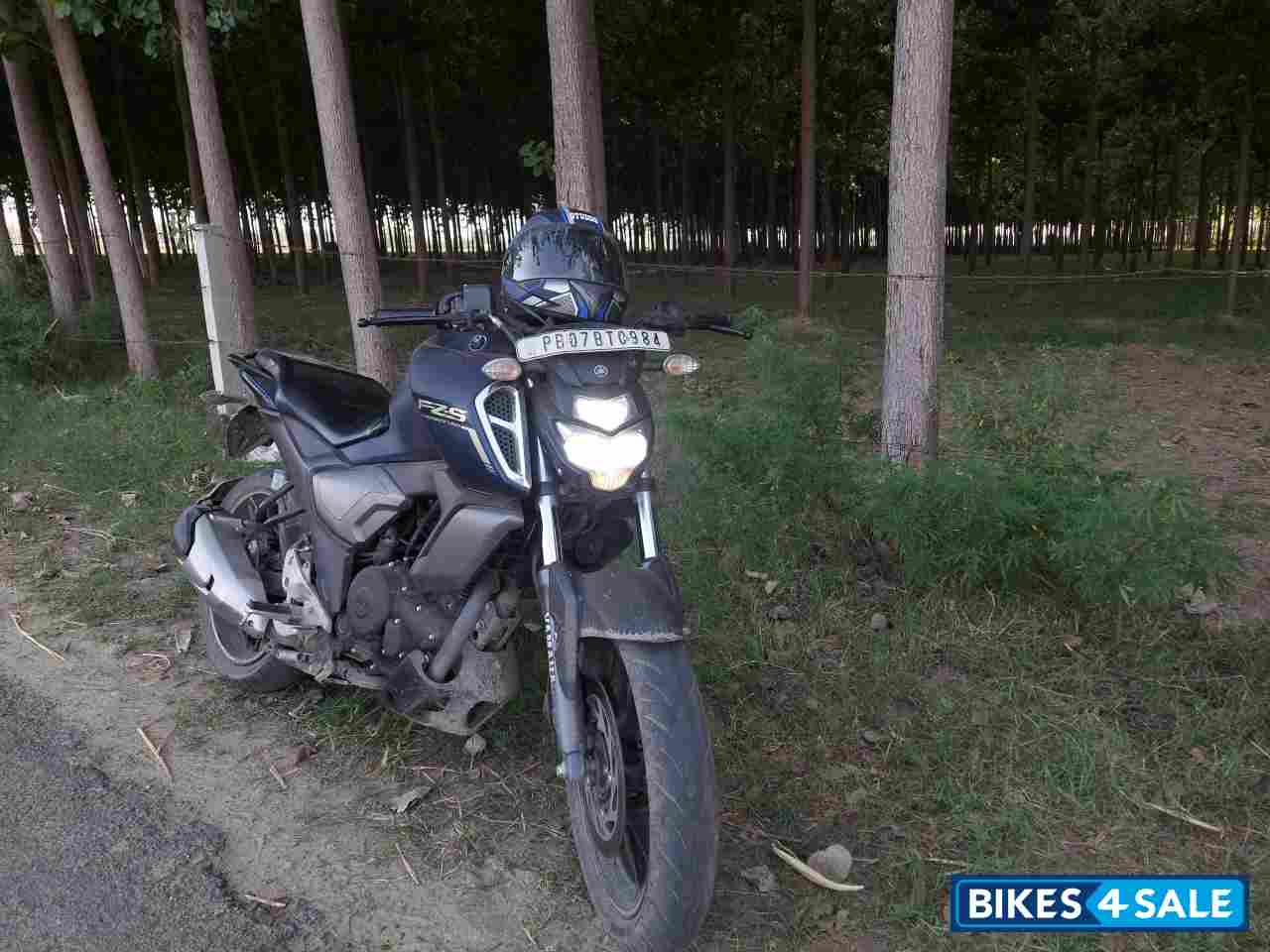 Matte Blue Yamaha FZ-S FI V3