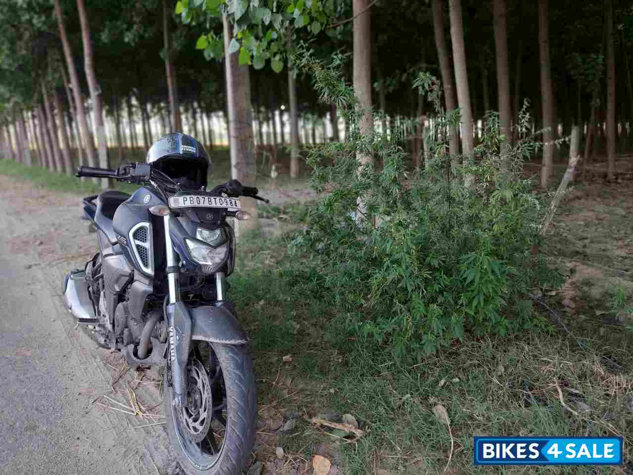 Matte Blue Yamaha FZ-S FI V3