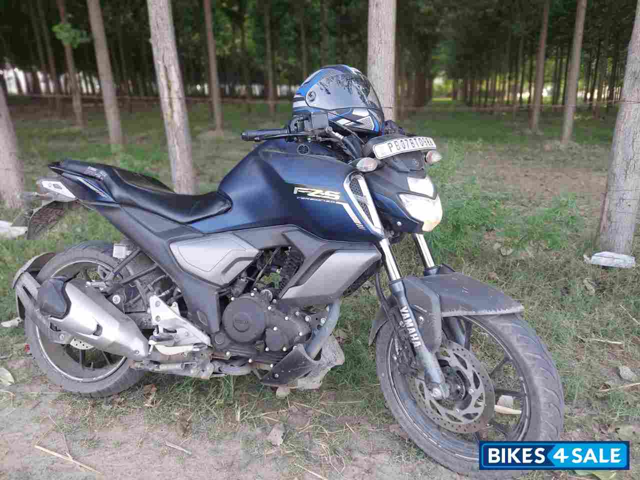 Matte Blue Yamaha FZ-S FI V3