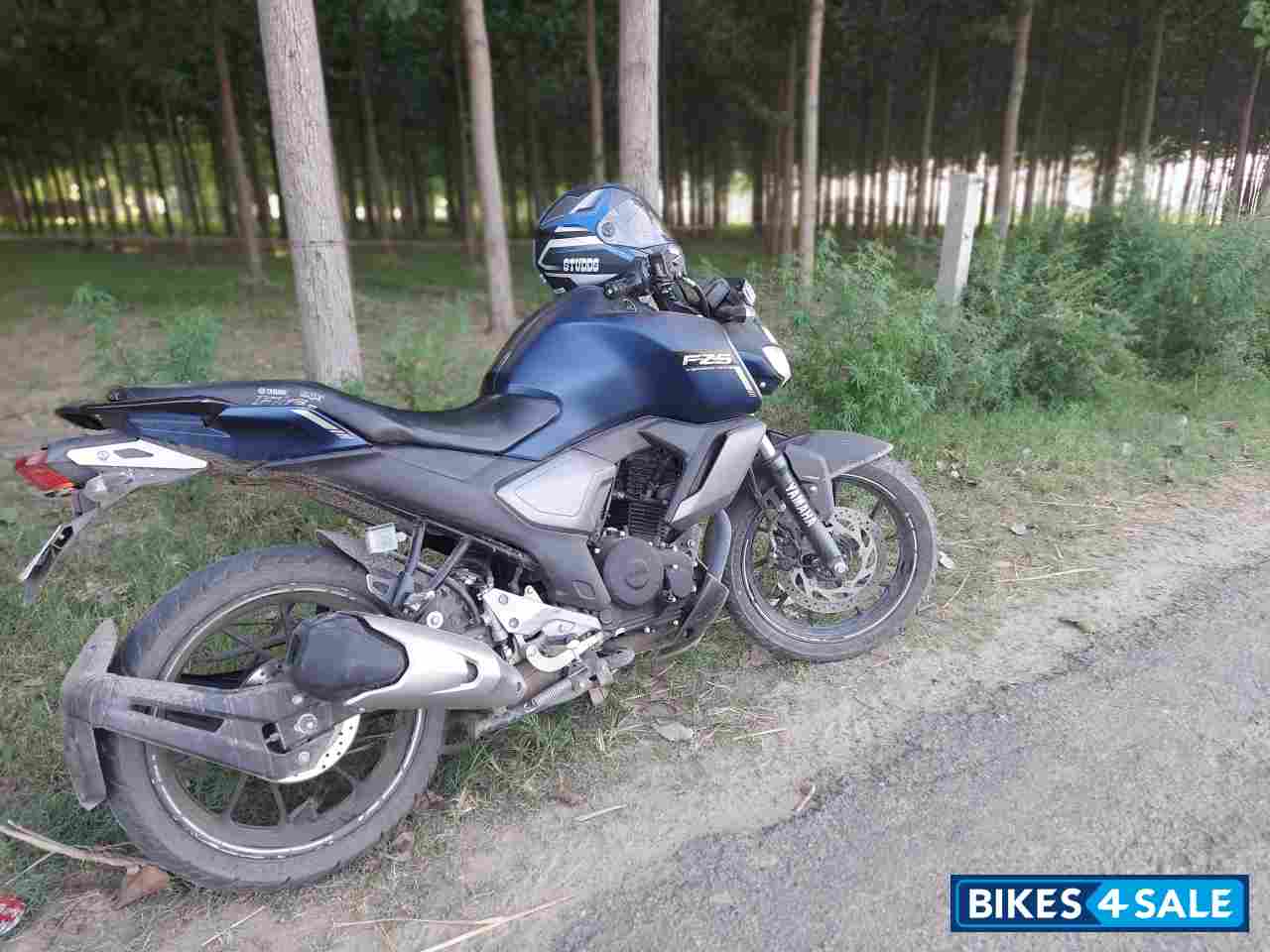 Matte Blue Yamaha FZ-S FI V3