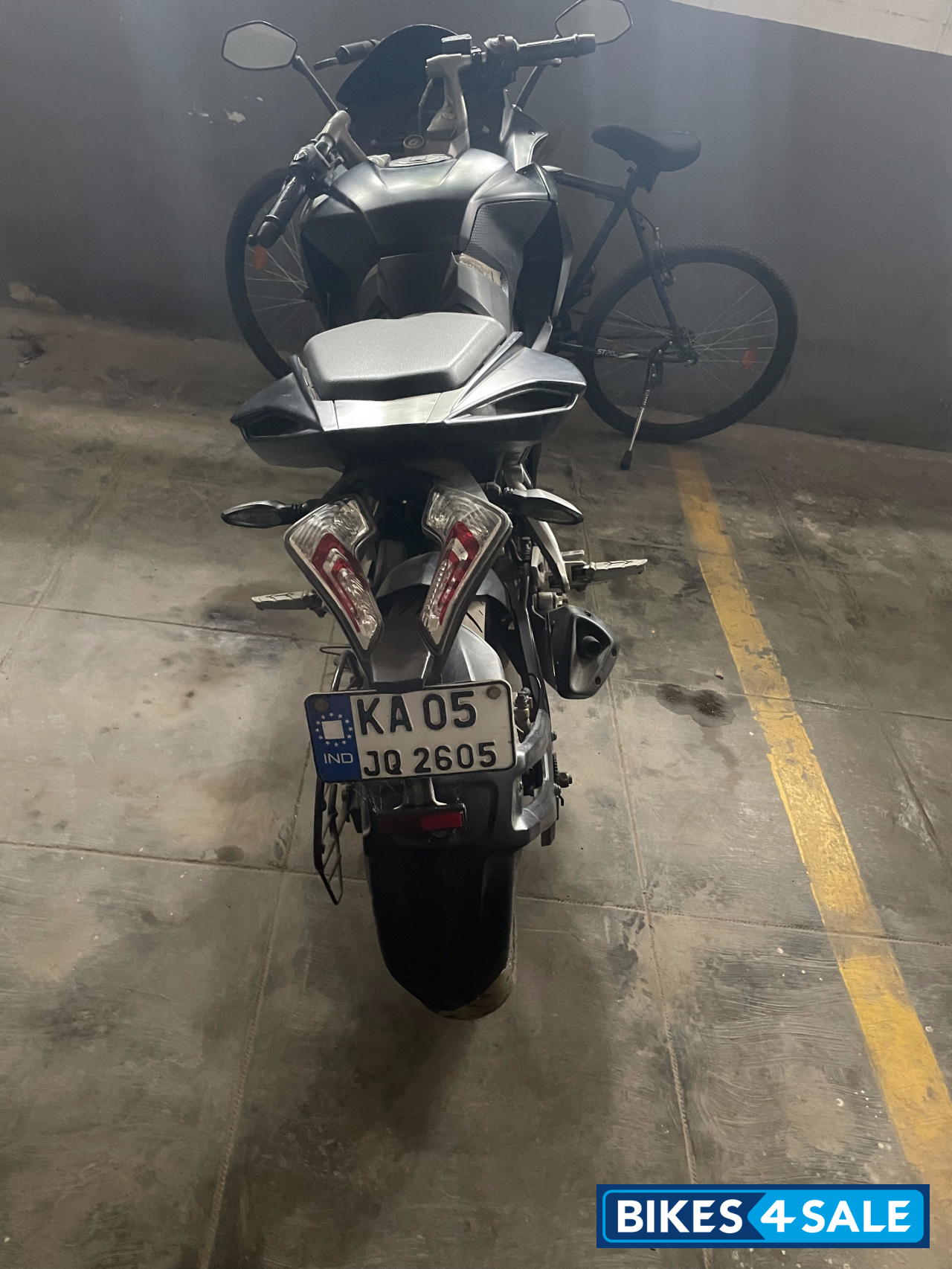 Matte Black (repainted From Re Bajaj Pulsar RS 200 ABS