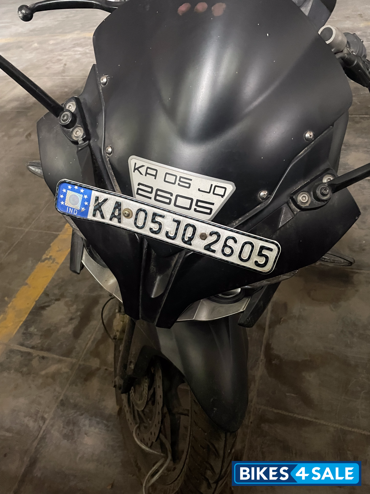 Matte Black (repainted From Re Bajaj Pulsar RS 200 ABS