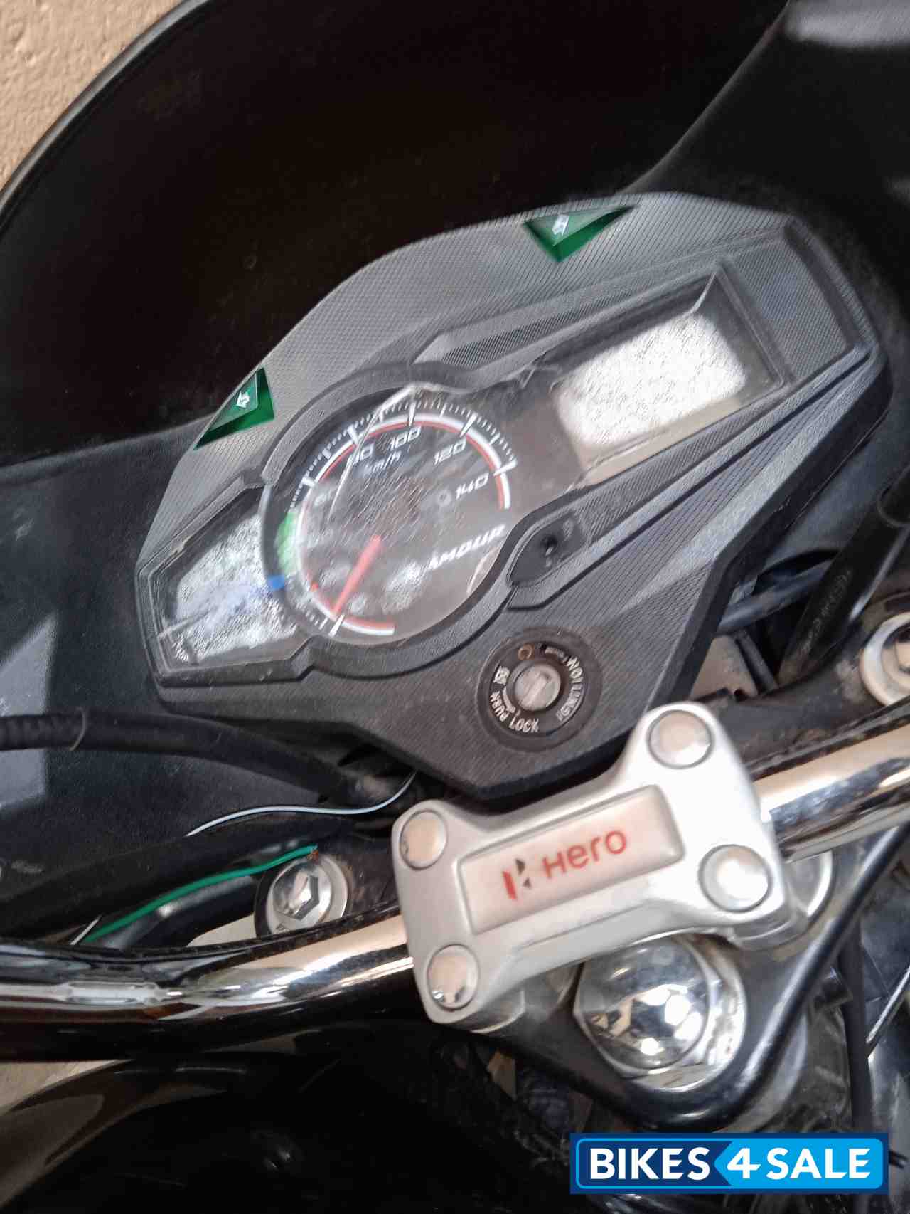 Black Blue Hero Glamour 125