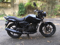 Black TVS Apache RTR 160