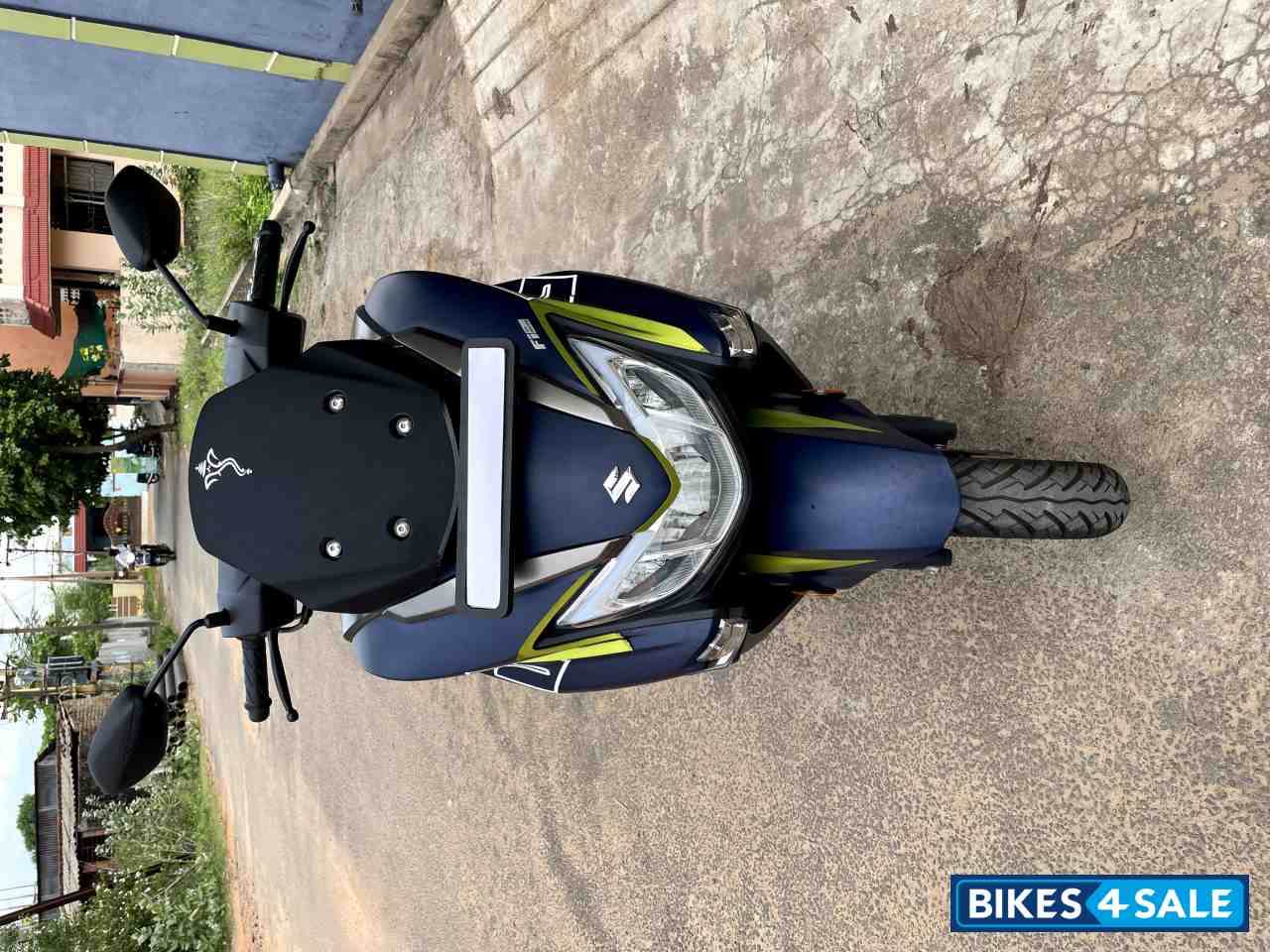 Matt Blue Suzuki Burgman Street Bluetooth Enabled