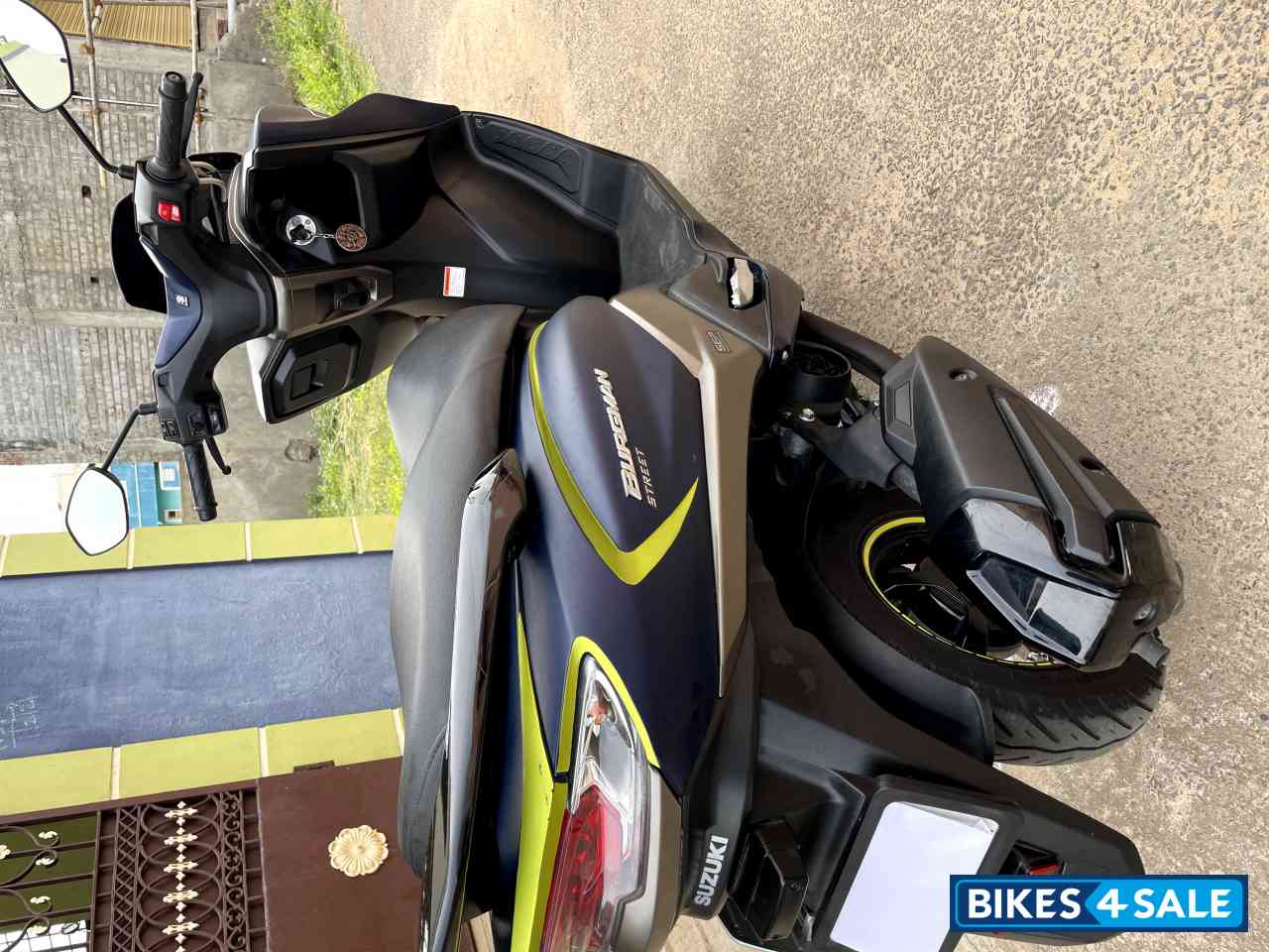 Matt Blue Suzuki Burgman Street Bluetooth Enabled