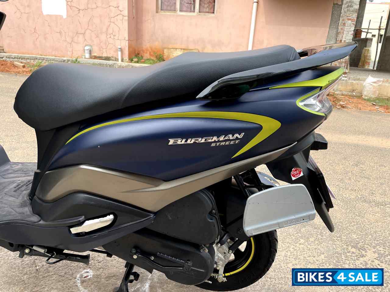 Matt Blue Suzuki Burgman Street Bluetooth Enabled