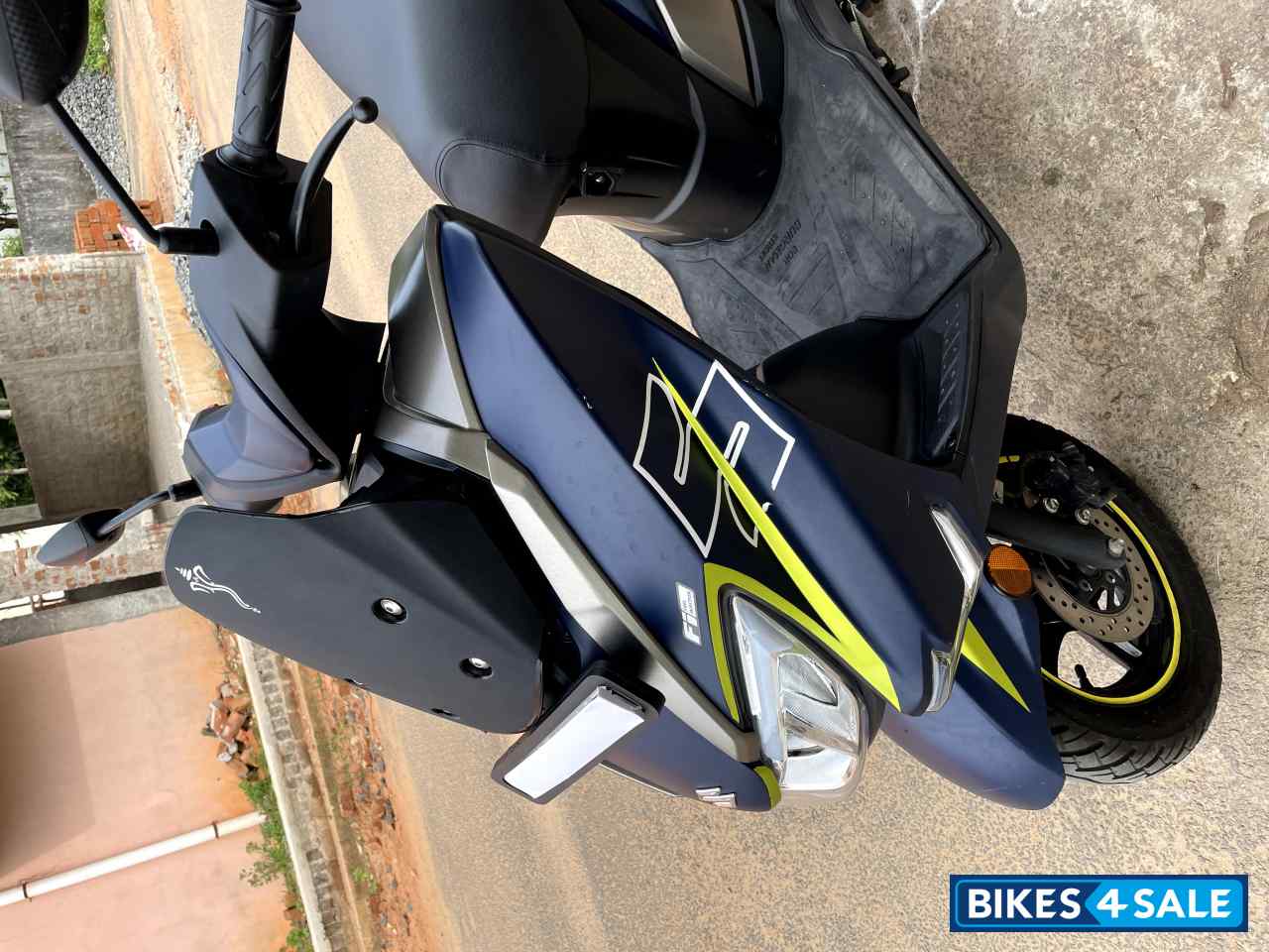 Matt Blue Suzuki Burgman Street Bluetooth Enabled