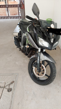 Black Grey Yamaha Fazer FI V2