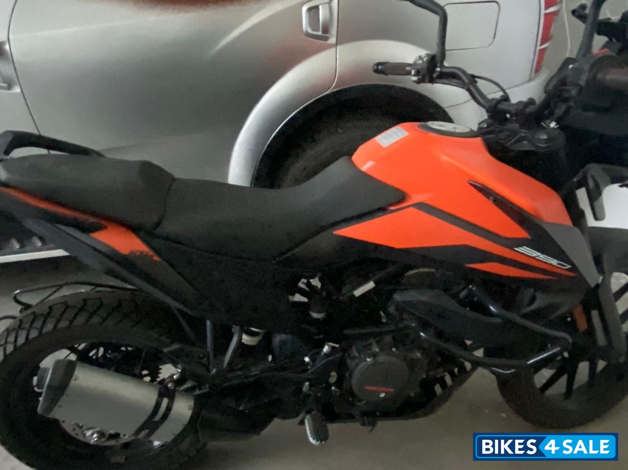 Orange KTM 390 Adventure