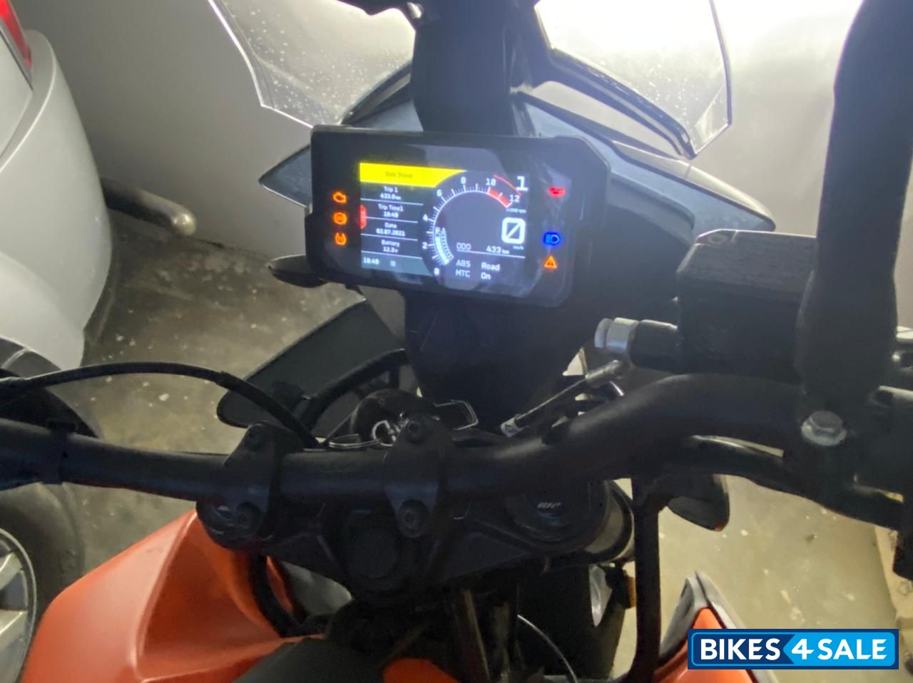 Orange KTM 390 Adventure