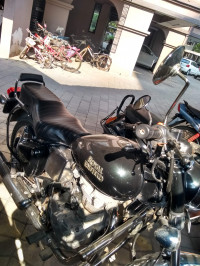 Black Royal Enfield Bullet Electra
