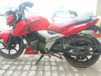 Red & White TVS Apache RTR 160 4V