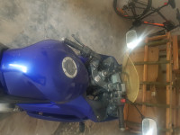 Blue Yamaha YZF R15