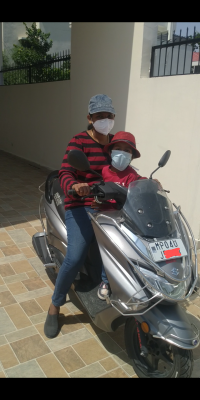 Gray Suzuki Burgman Street BS6