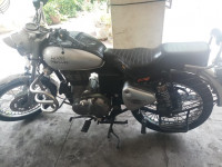 White Metalic Royal Enfield Bullet Electra
